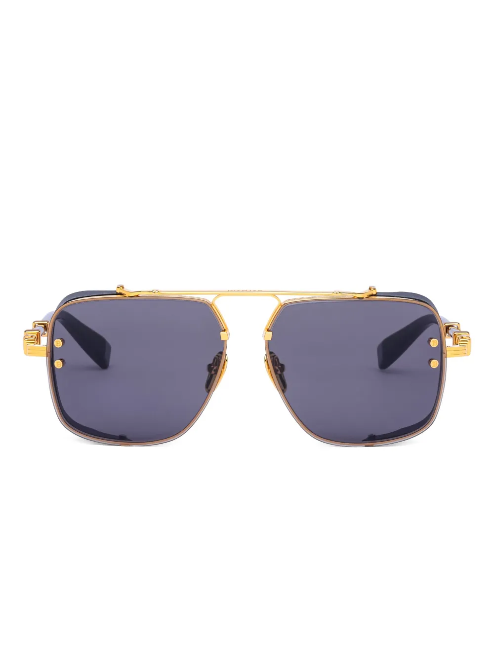 Balmain Eyewear Legend geometric-frame sunglasses | Black | Image 1