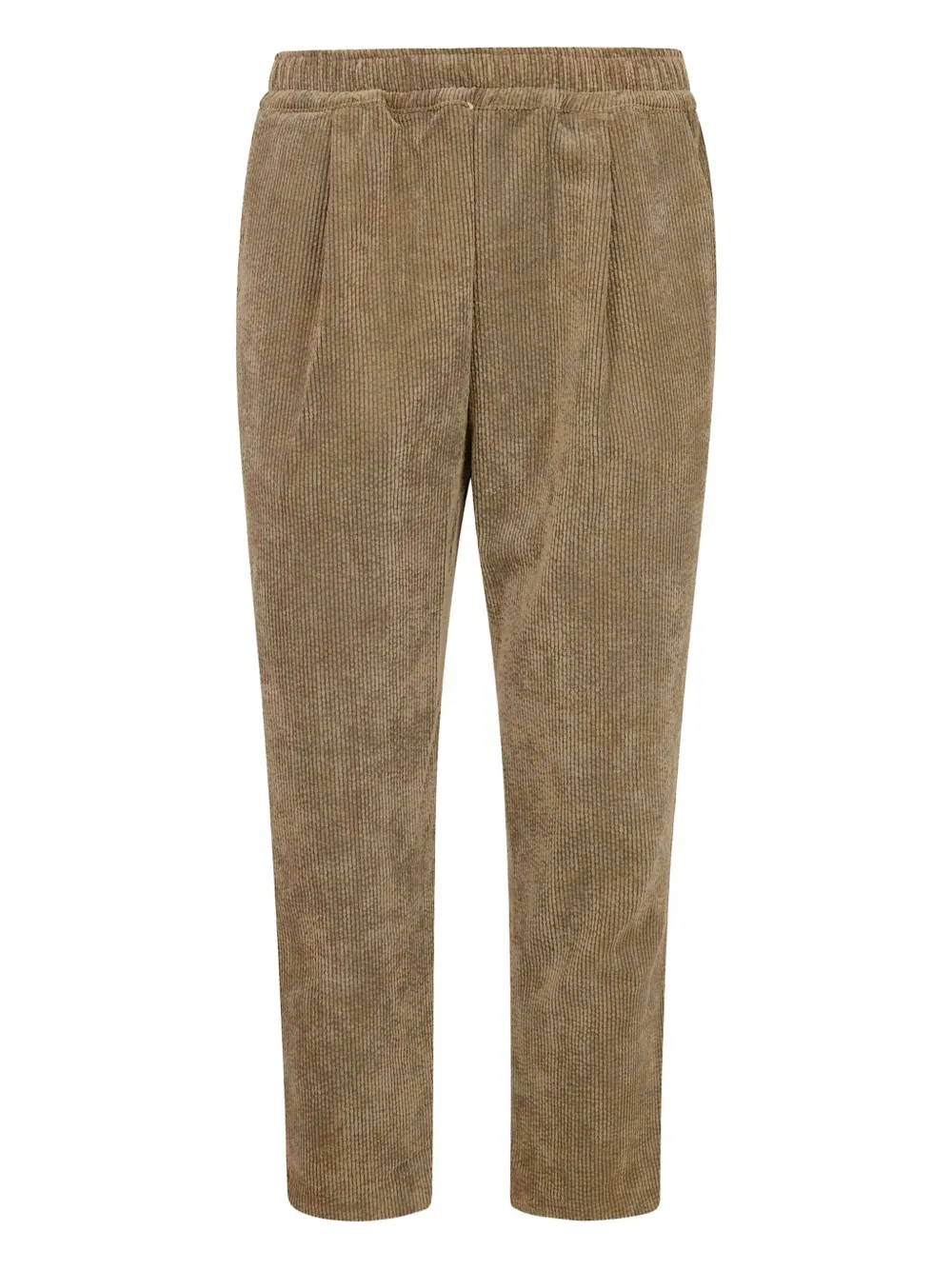 Family First corduroy pleated trousers | Brown | Image 1