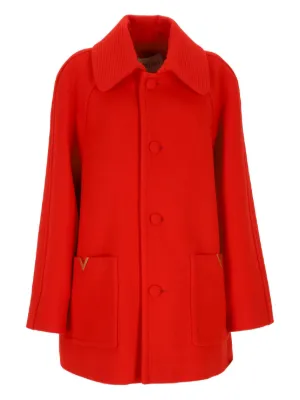 Valentino Garavani Red Valentino Coats Valentino Garavani Button