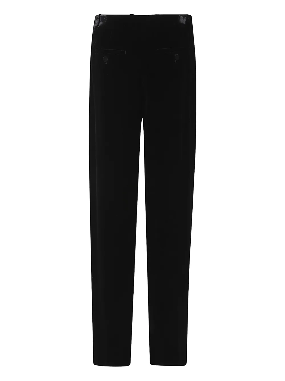 Alexander McQueen velvet trousers - Zwart