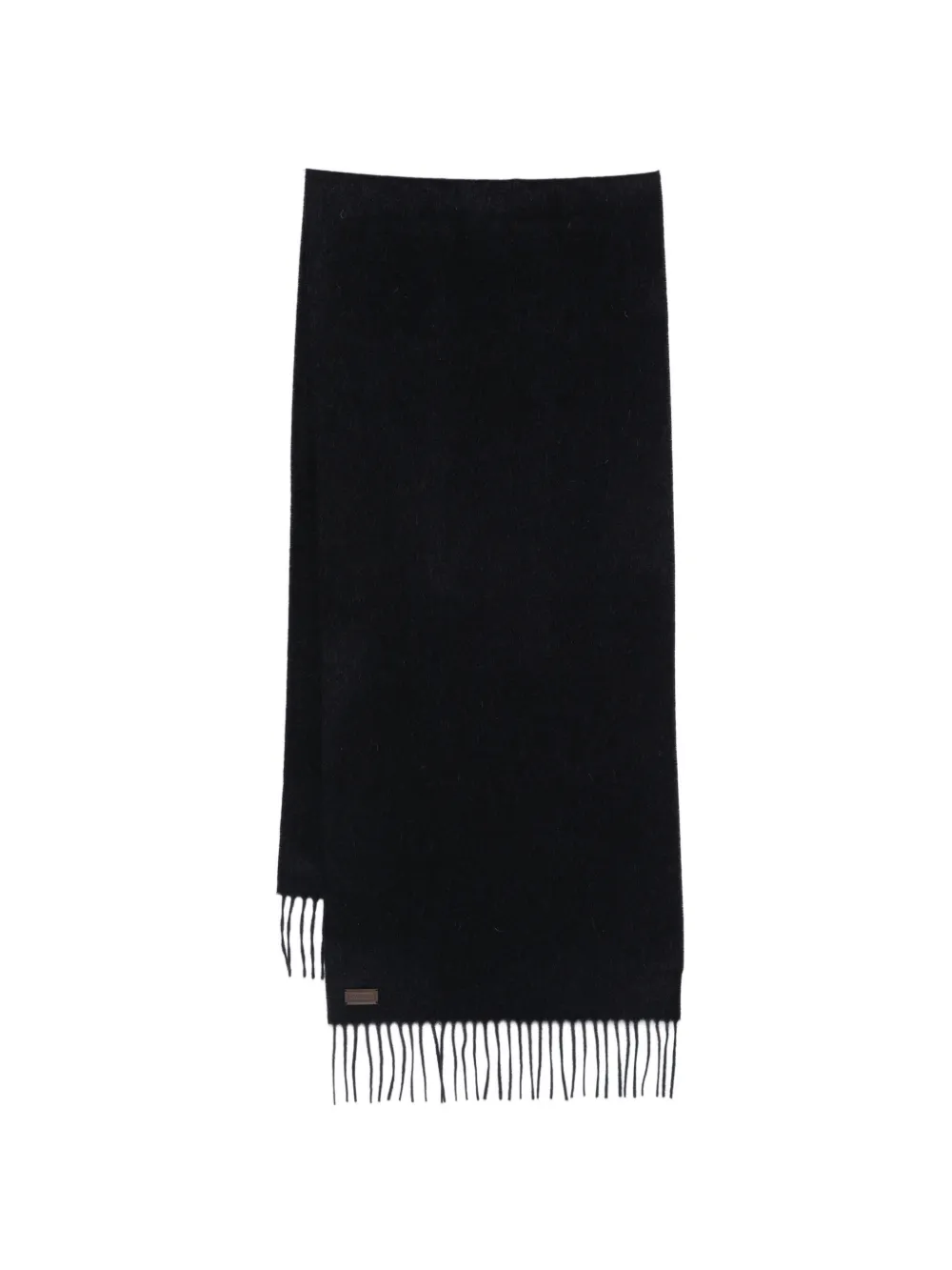 Canali Sciarpa con frange - Blu