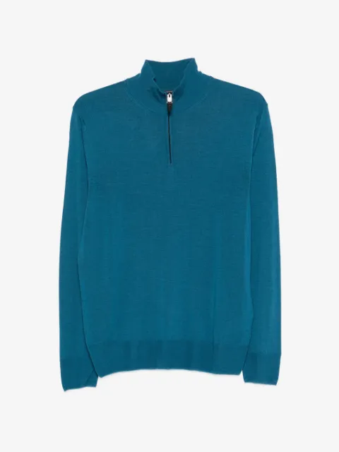Canali half-zip sweater