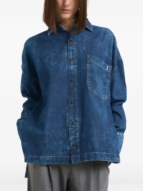 ICON DENIM Rena star-detail shirt