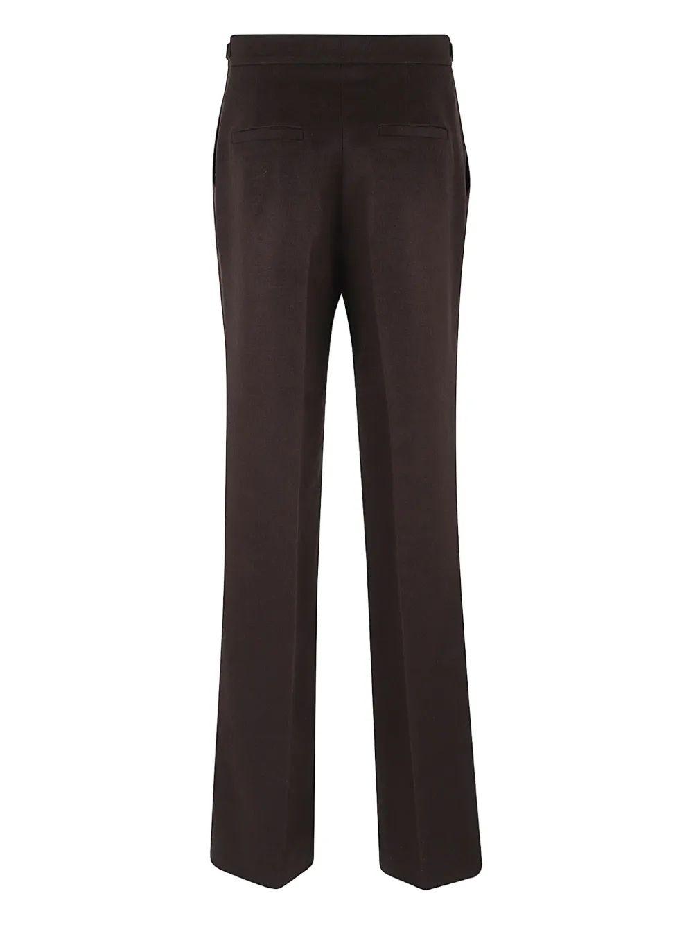 Gabriela Hearst Pressed-crease Trousers In Brown