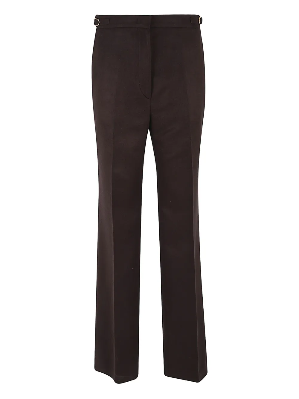 Gabriela Hearst Pressed-crease Trousers In Brown