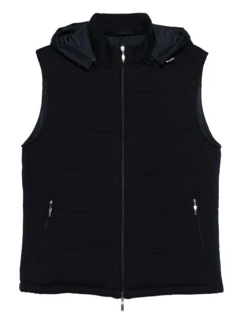 Doriani Cashmere zip-fastening vest