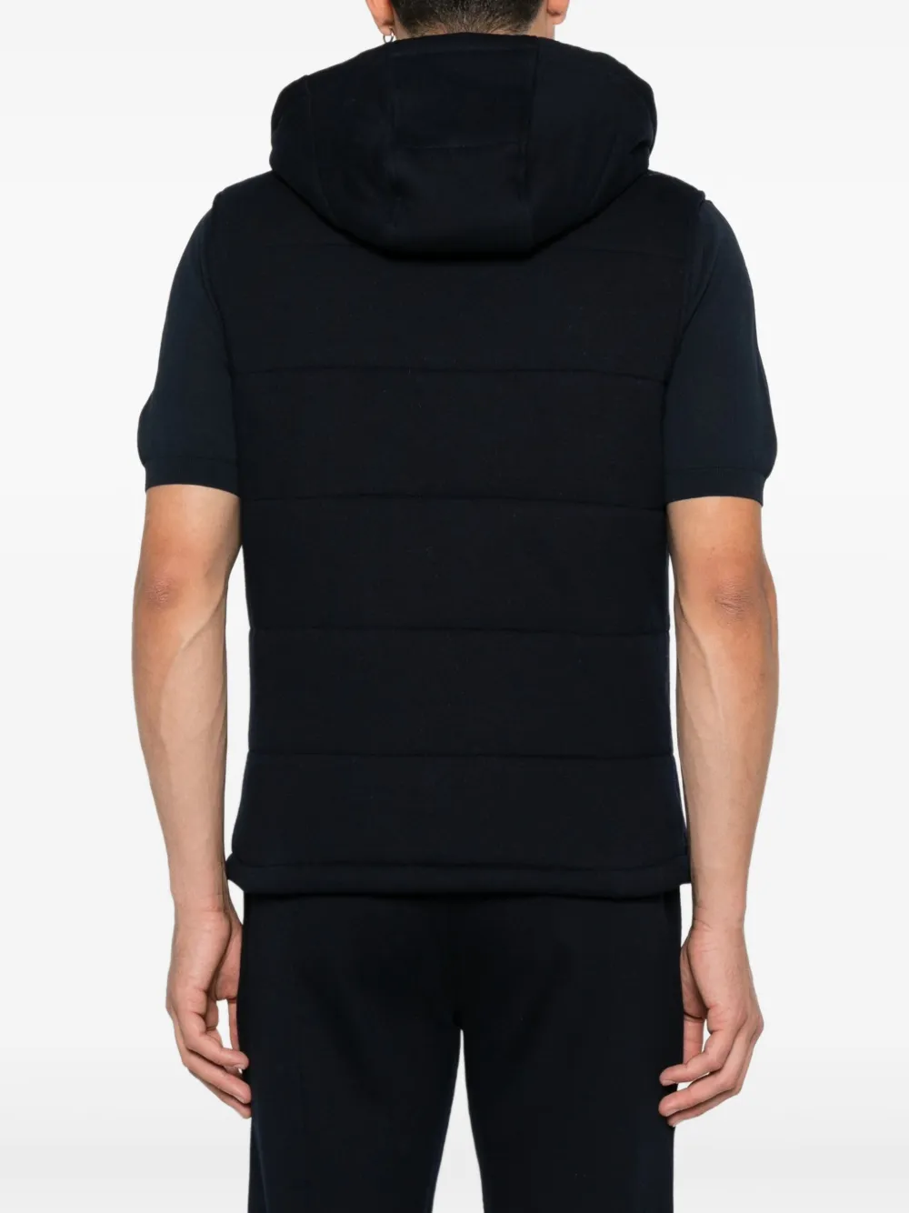 Doriani Cashmere Spencer met ritssluiting Blauw