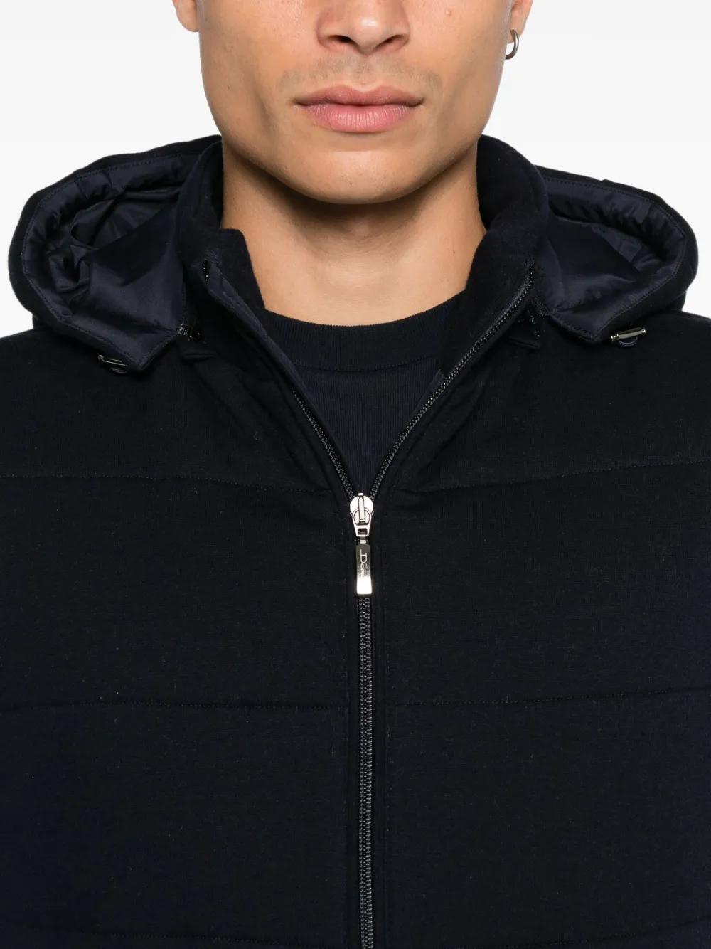 Doriani Cashmere Spencer met ritssluiting Blauw