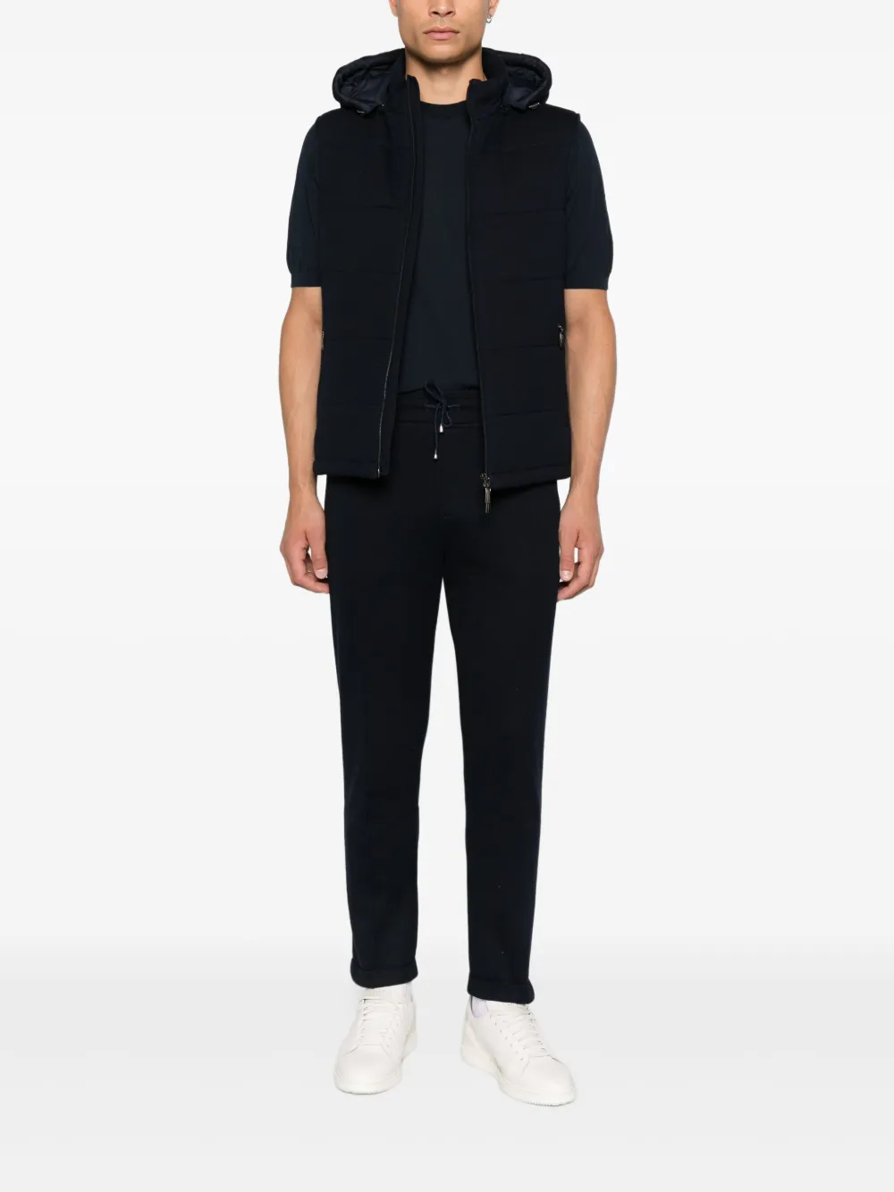 Doriani Cashmere zip-fastening vest | Vests & Tank Tops | Image 2