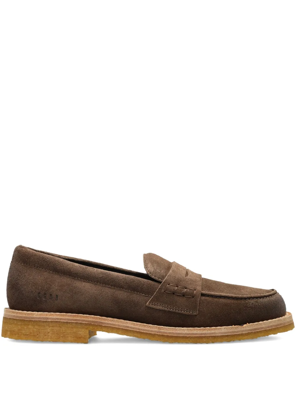 Golden Goose Jerry leren penny loafers Bruin