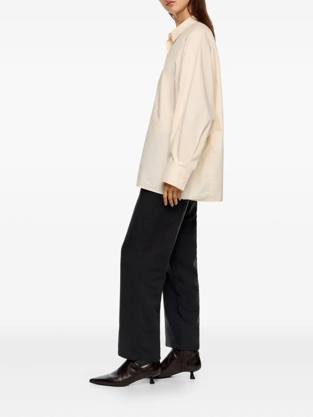 Bimba Y Lola Textured Trousers In Multi