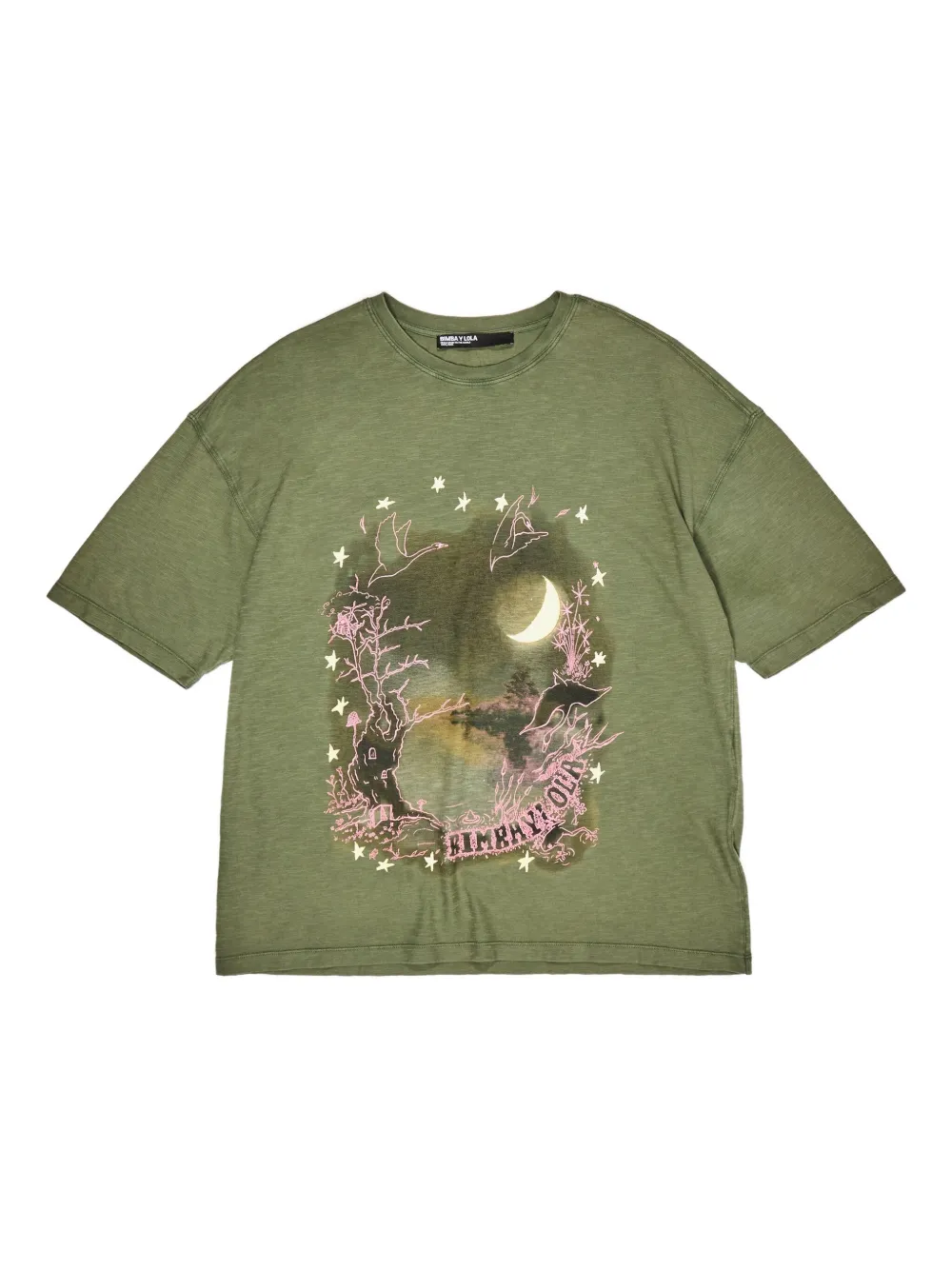 Bimba y Lola graphic-print T-shirt | Green | Image 1