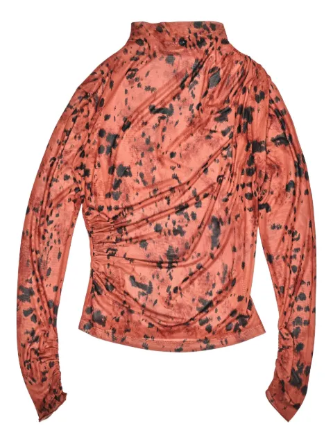 Bimba y Lola gathered printed top