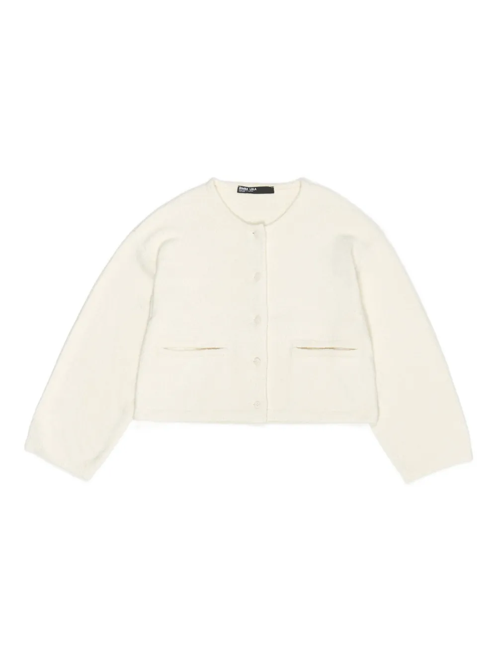 Bimba Y Lola Buttoned Cardigan In White
