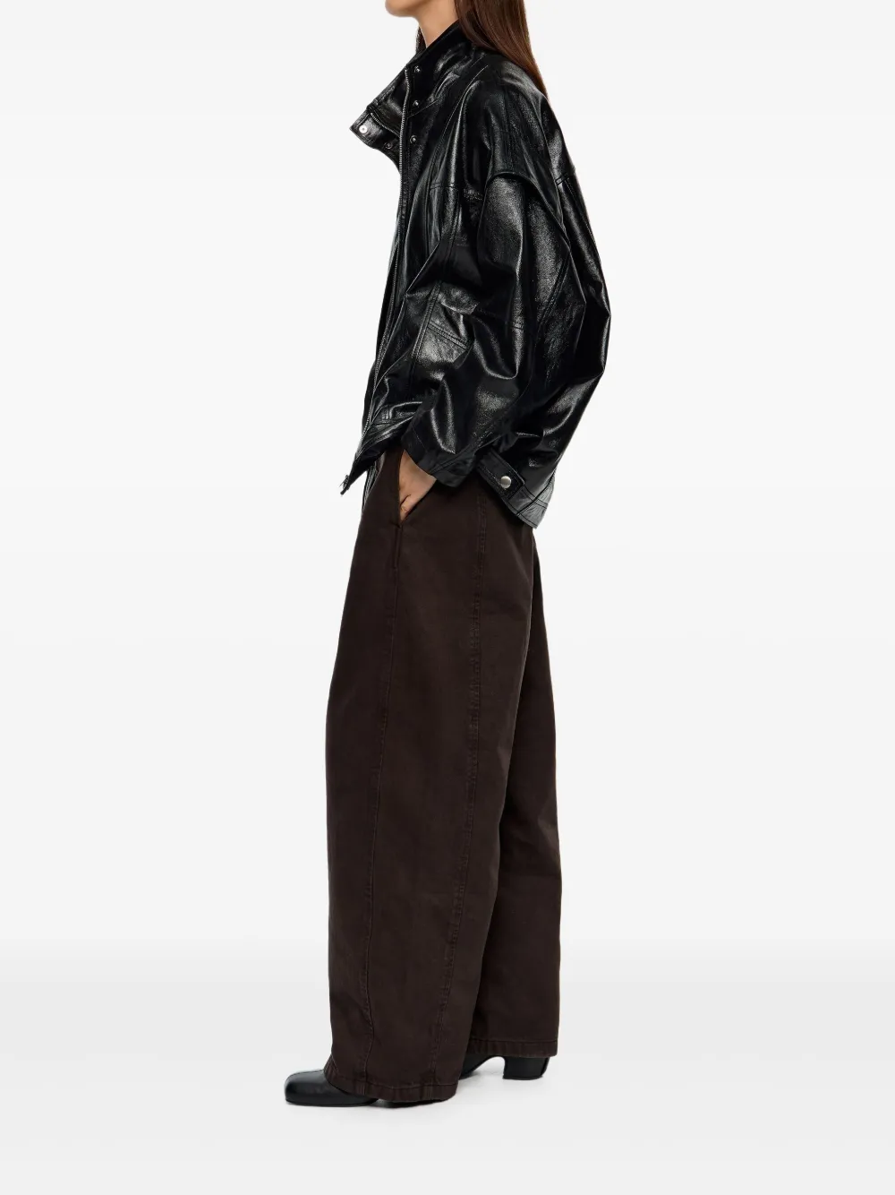 Bimba y Lola chamarra con cierre | Chamarras de piel | Image 2