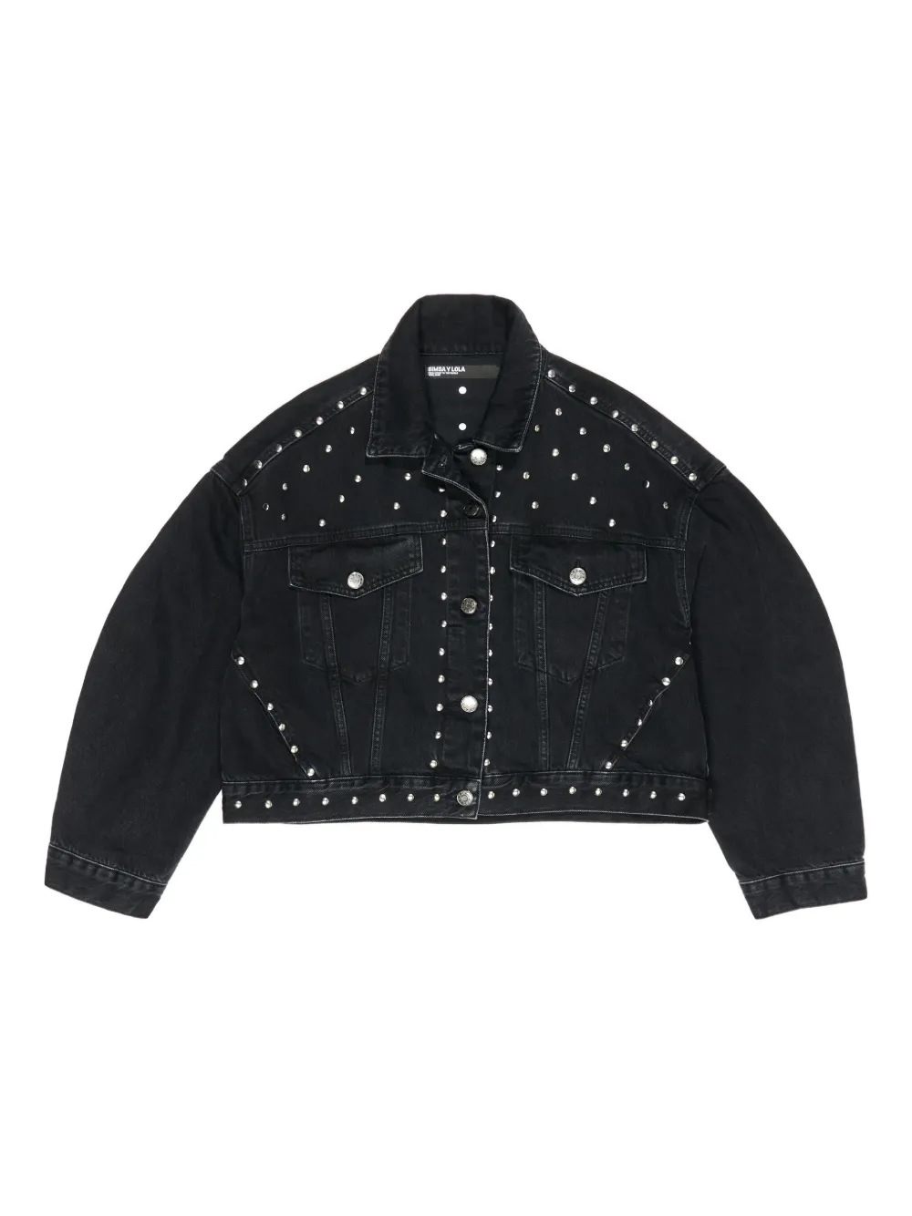 Bimba y Lola studded jacket | Black | Image 1