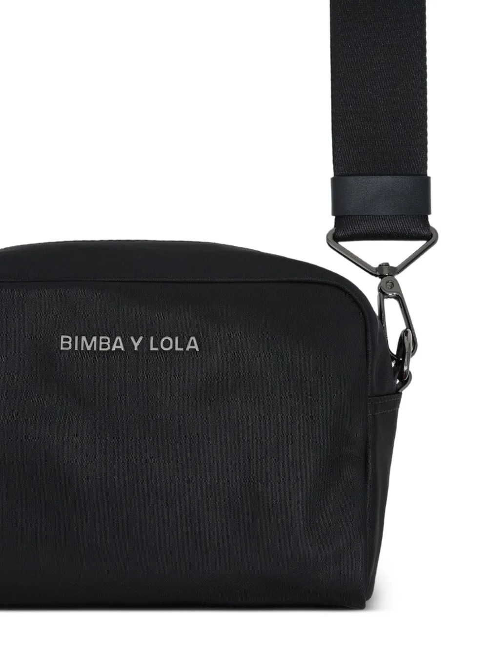 Bimba y Lola Crossbodytas met logodetail Zwart