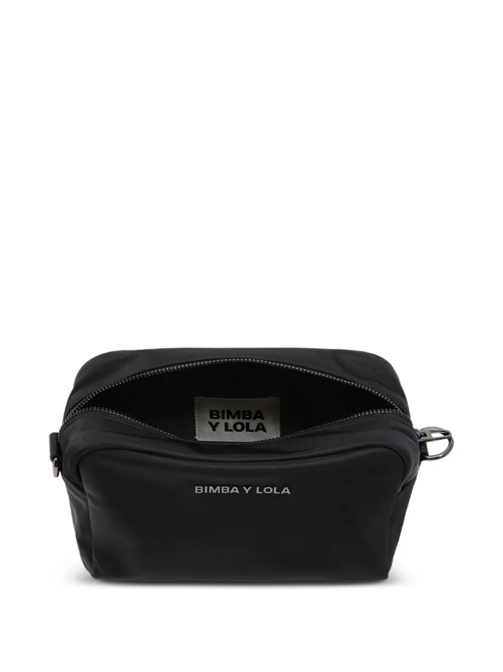 Bimba y Lola Crossbodytas met logodetail Zwart