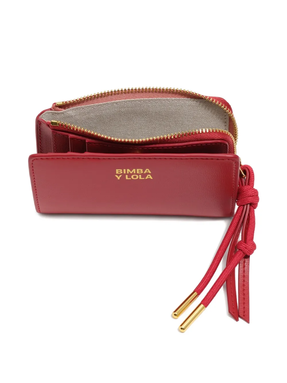 Bimba Y Lola Logo-detail Wallet In Red