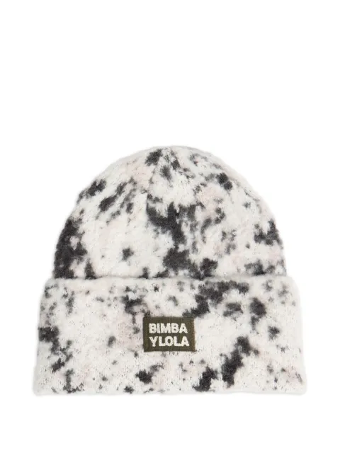 Bimba y Lola logo-patch beanie