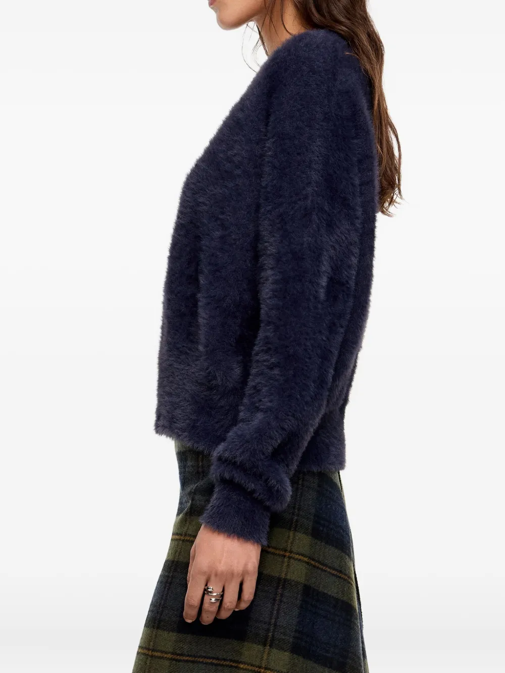 Bimba Y Lola Crew-neck Sweater In Blue