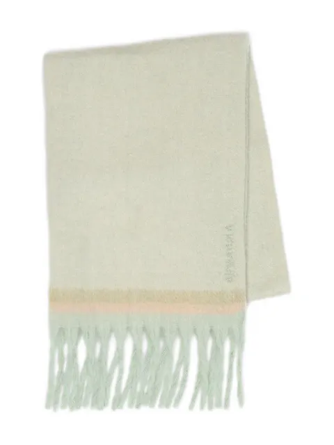 Bimba y Lola striped fringed scarf
