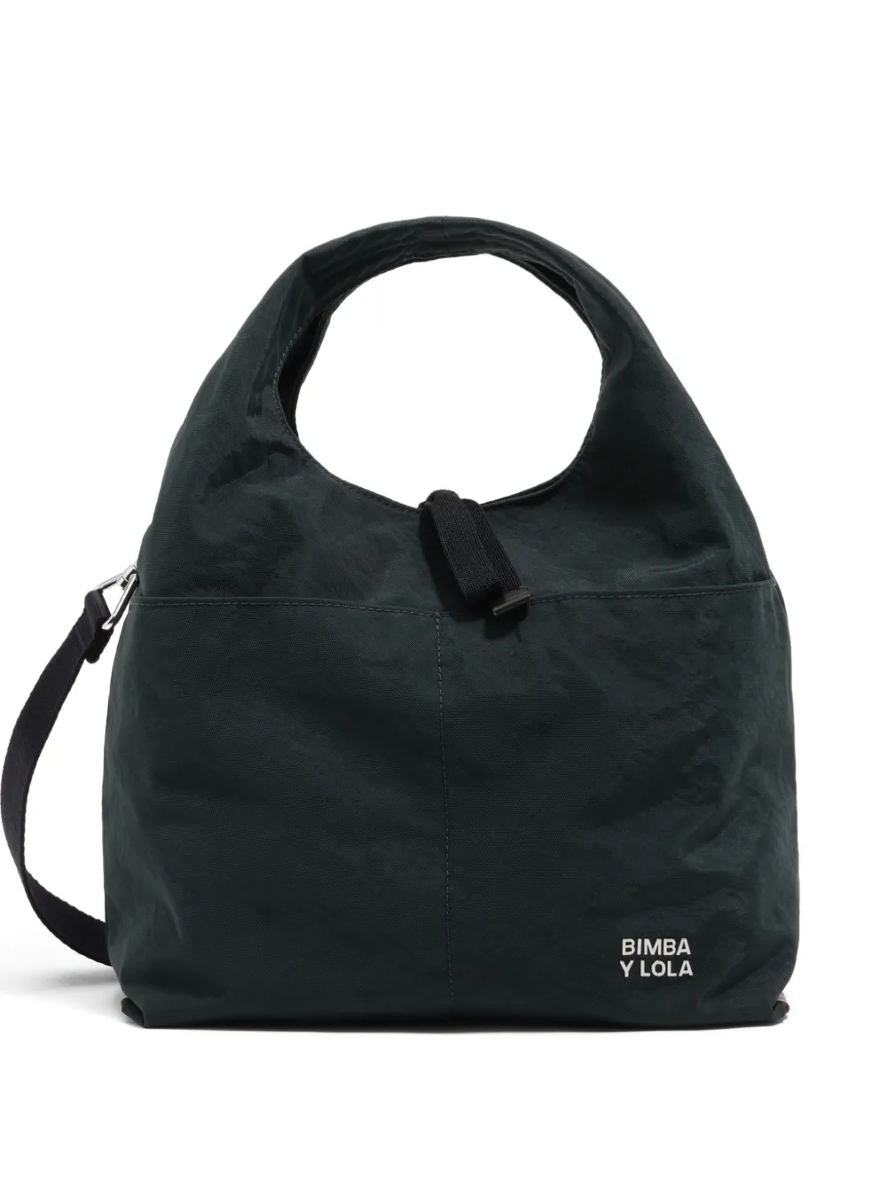 Bimba Y Lola Medium Logo-detail Tote Bag In Green