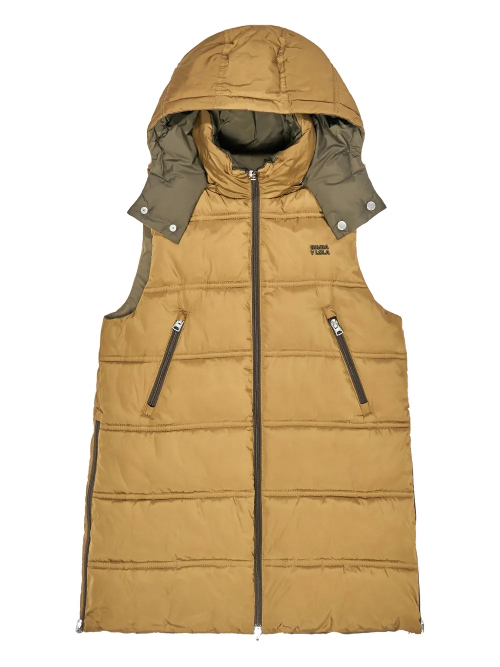 Bimba Y Lola Hooded Zip Top In Multi