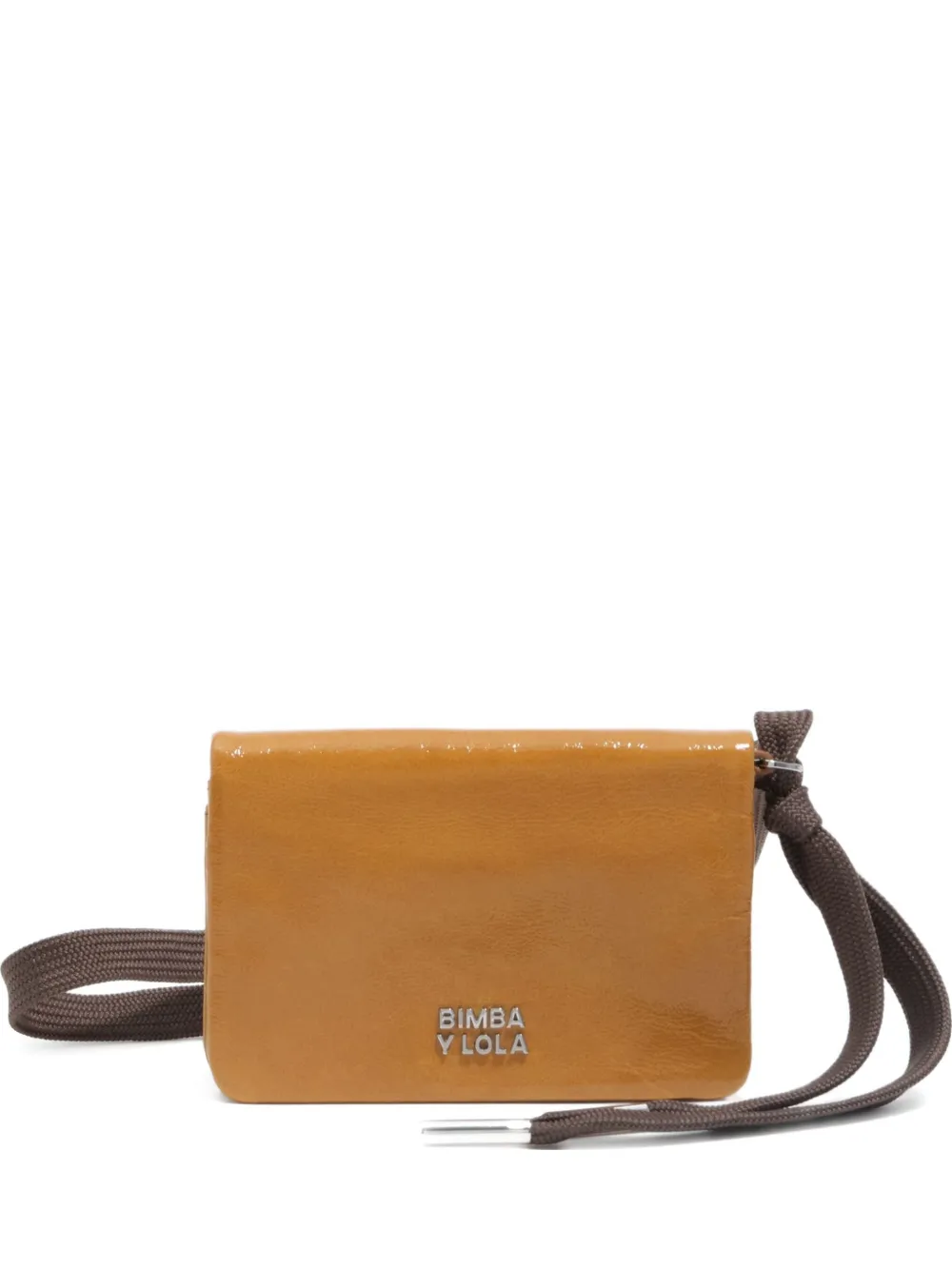 Bimba Y Lola Leather Coin Purse In Brown
