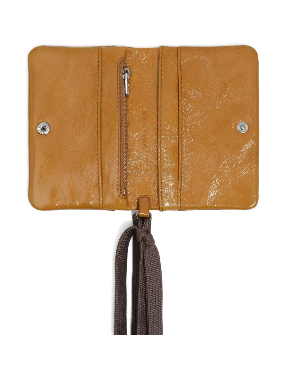 Bimba Y Lola Leather Coin Purse In Brown