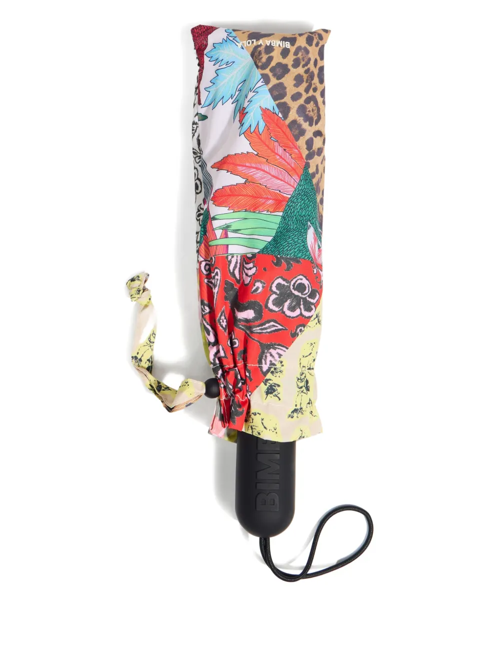 Bimba y Lola patchwork-print umbrella - Rood