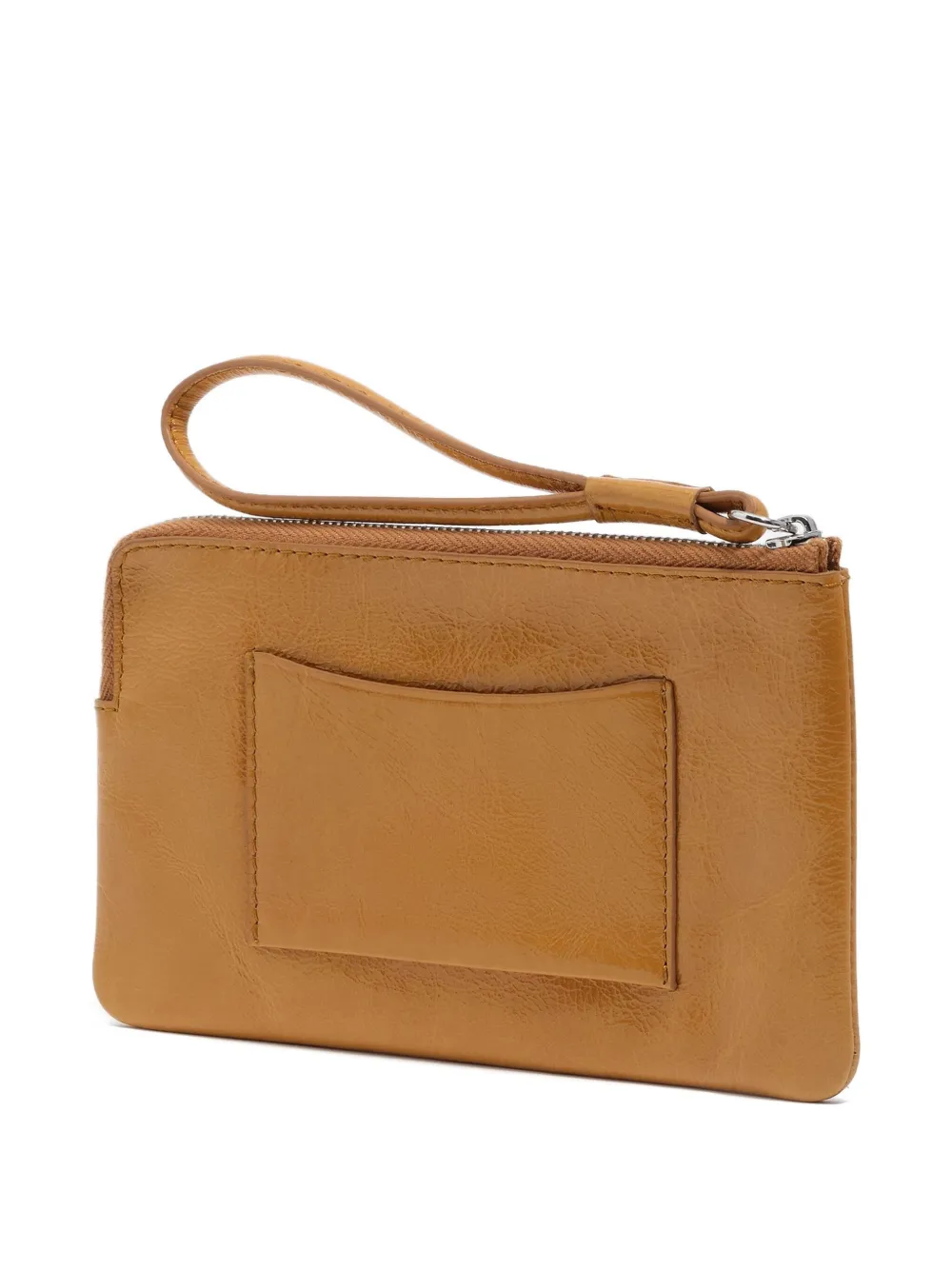 Bimba Y Lola Leather Zipped Wallet In Brown