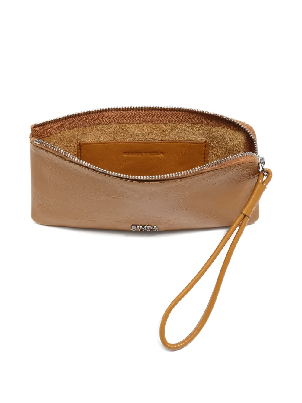 Bimba y Lola leather zipped wallet - Bruin