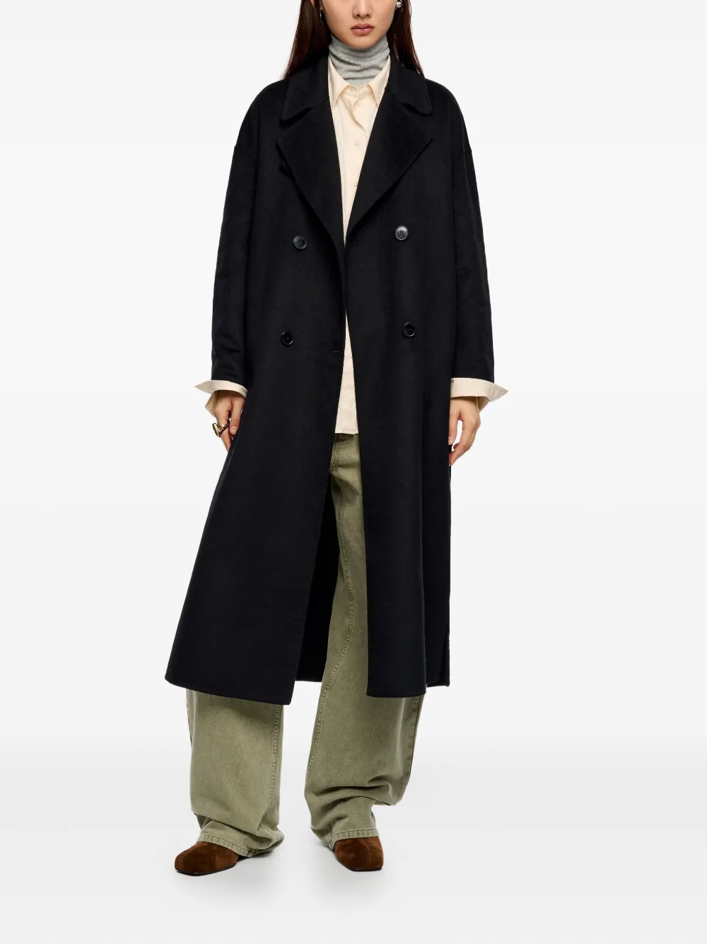 Bimba y Lola button wool coat | Double Breasted & Peacoats | Image 2