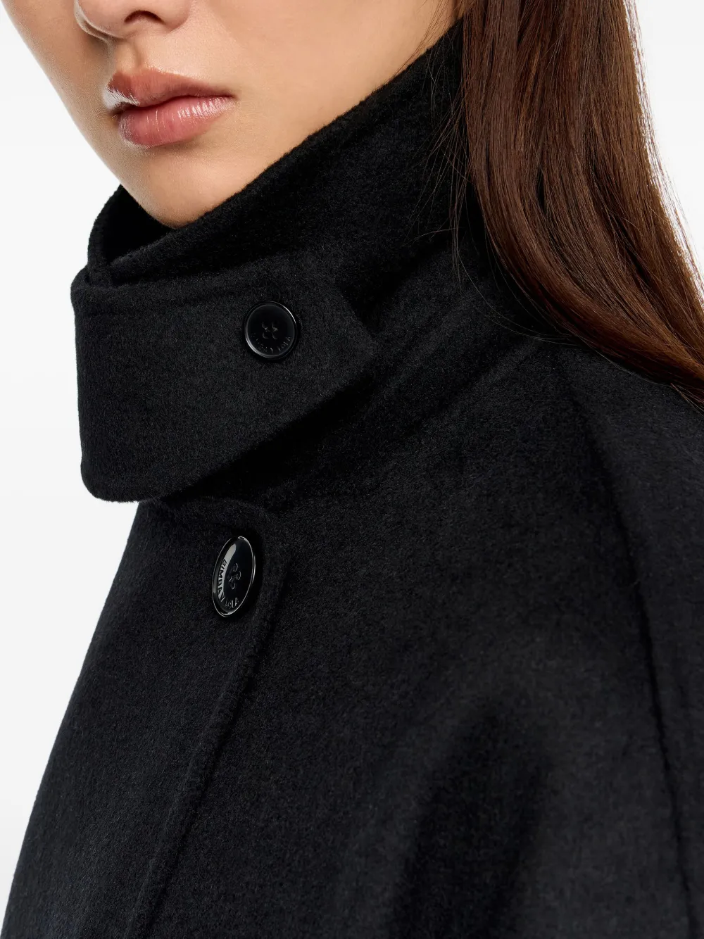 Bimba Y Lola Button Wool Coat In Multi