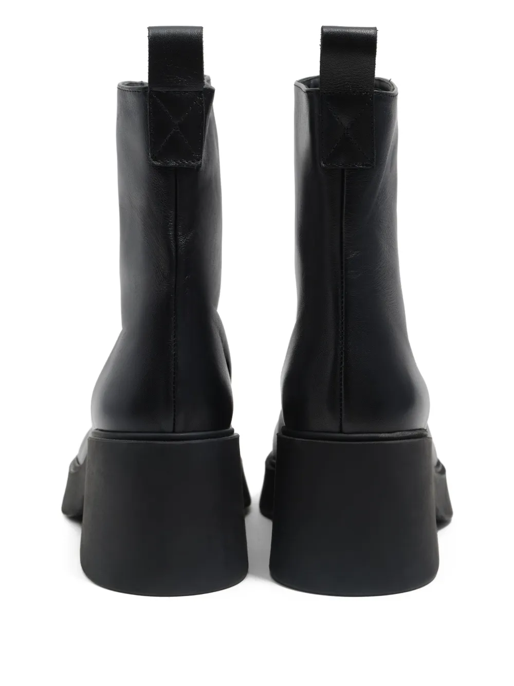 Bimba Y Lola 70mm Zip Leather Boots In Black