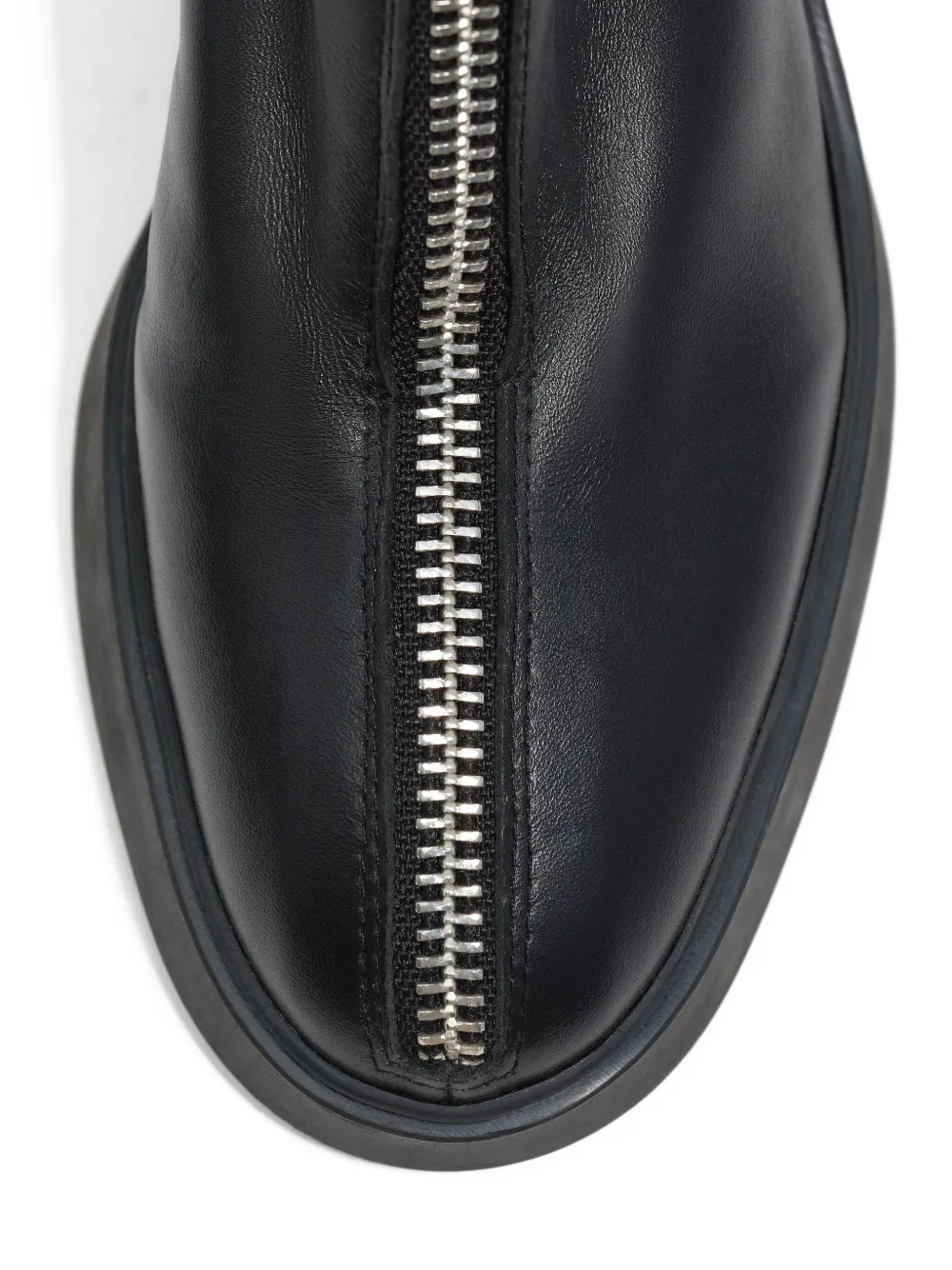 Bimba Y Lola 70mm Zip Leather Boots In Black