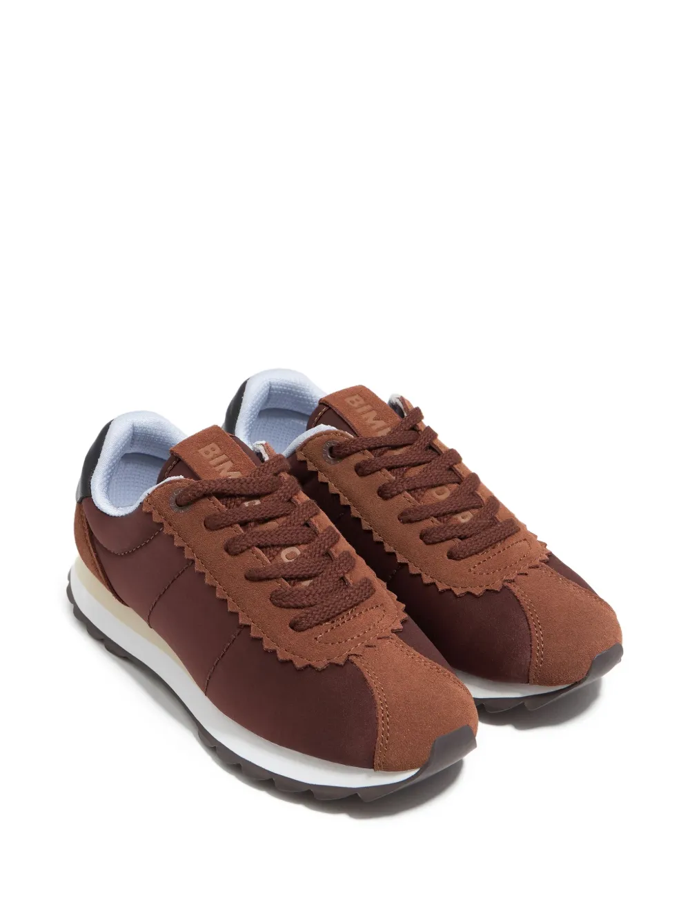 Bimba y Lola 13 18 sneakers met gewelfde afwerking - Bruin