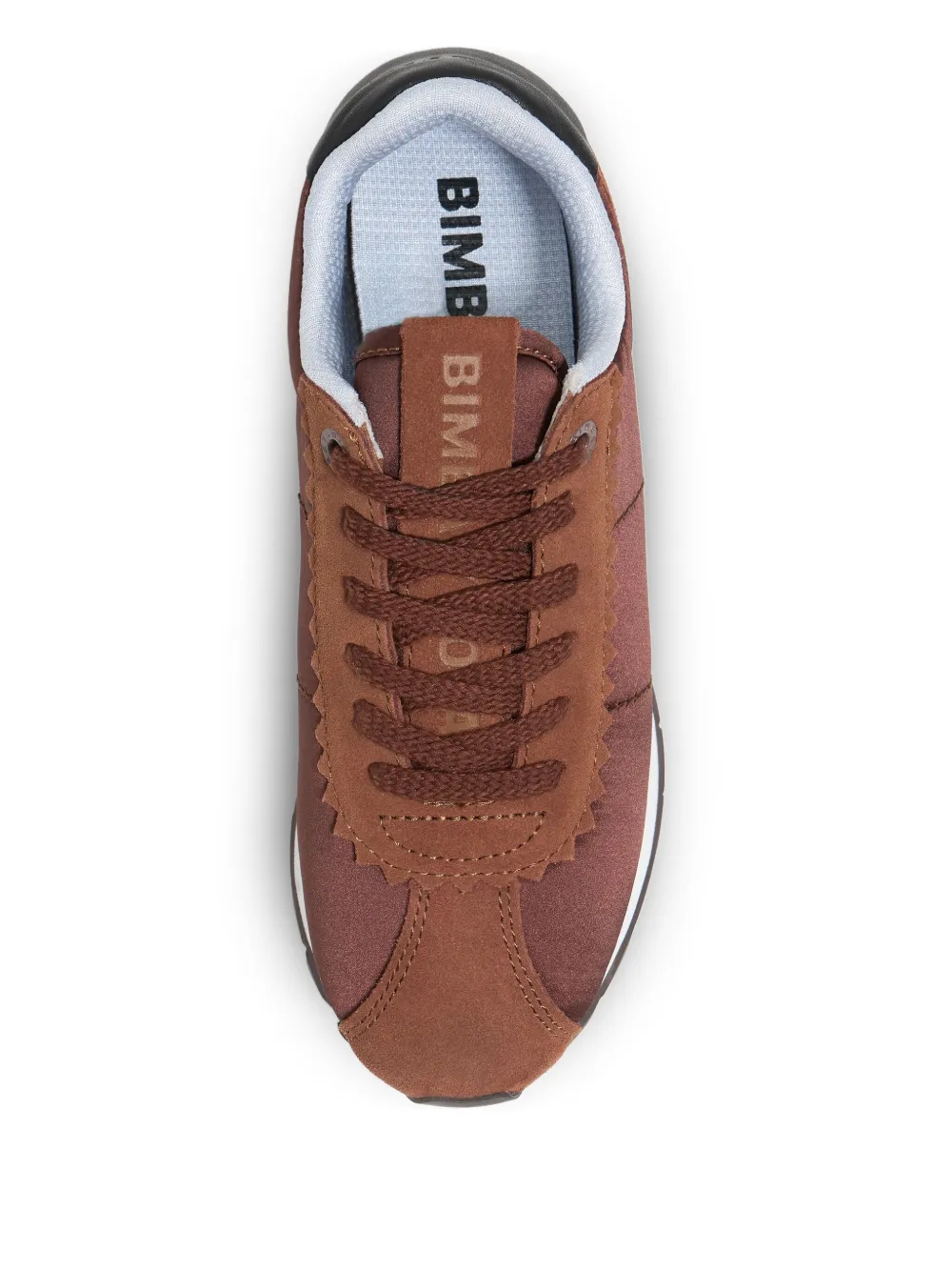 Bimba Y Lola 13 18 Scalloped-trim Sneakers In Brown