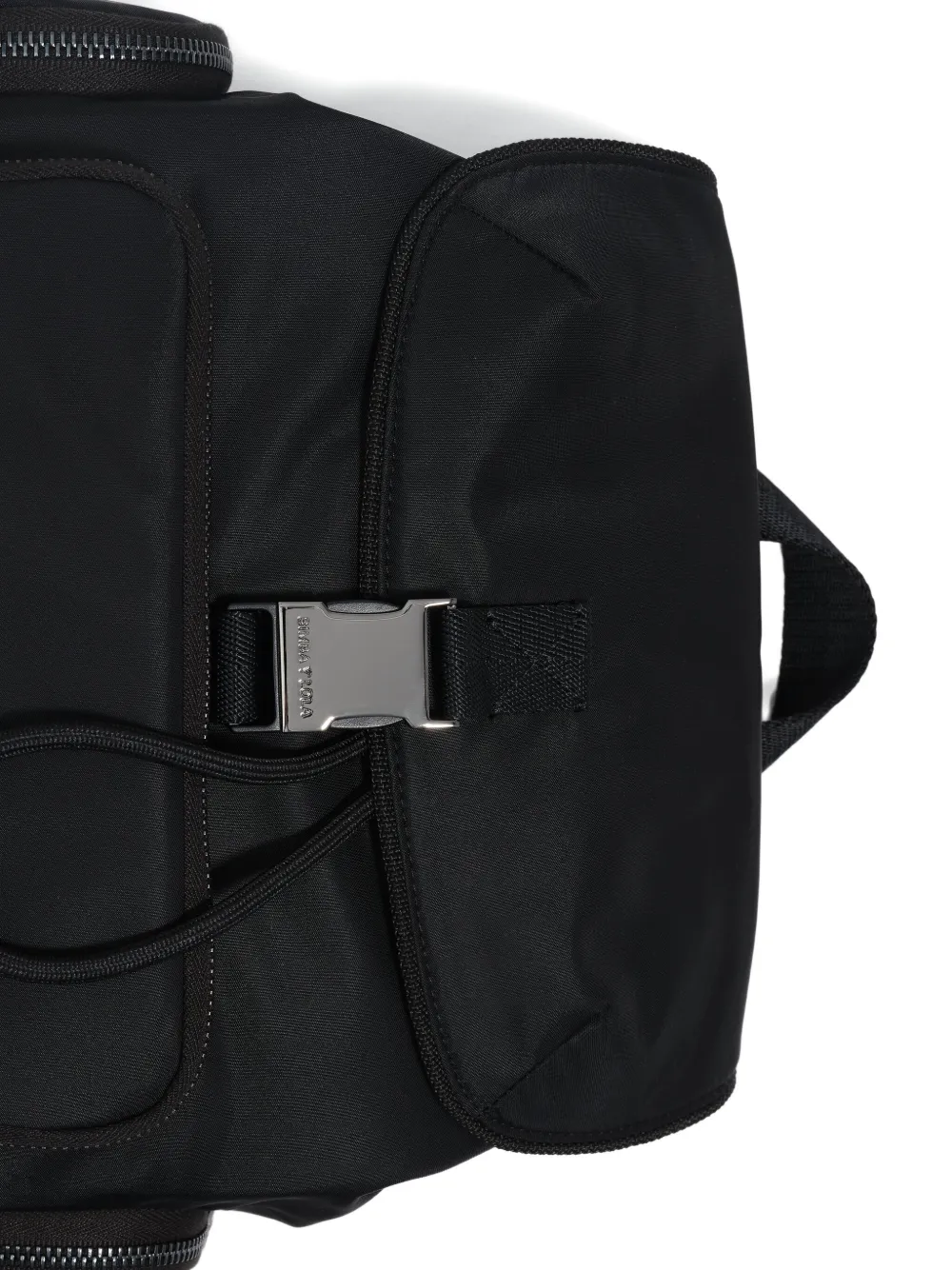 Bimba Y Lola Medium Flap-pocket Backpack In Black