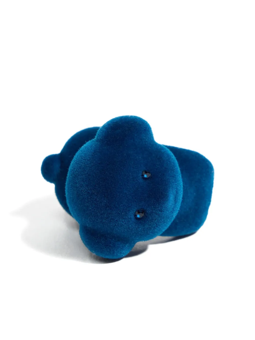 Bimba Y Lola Flocked Dog Ring In Blue
