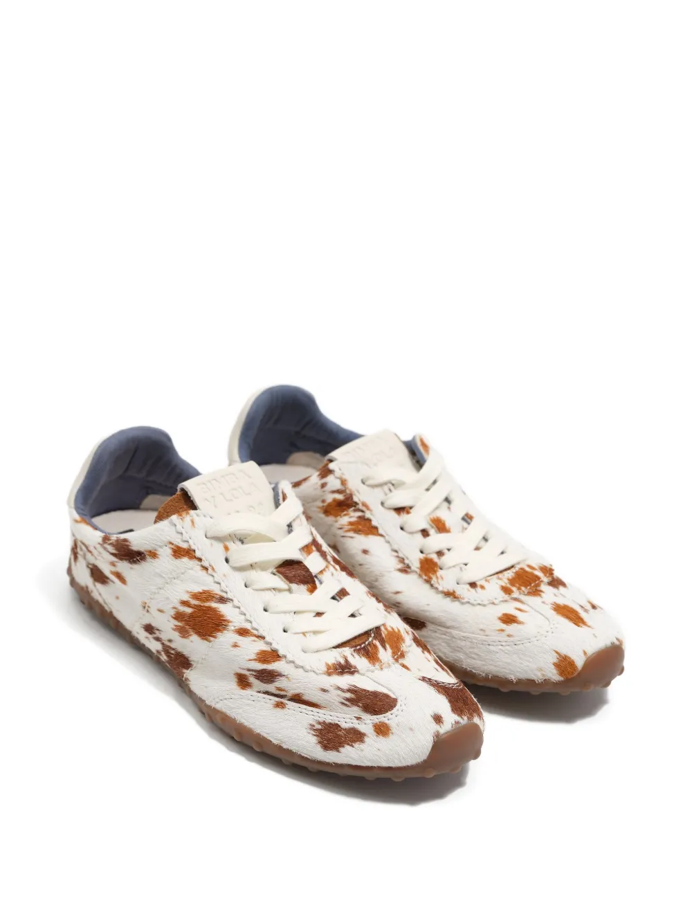 Bimba y Lola 13 29 fur-leather sneaker - Wit