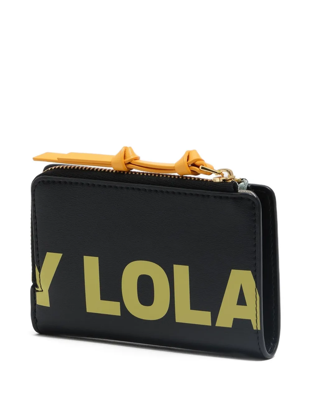 Bimba y Lola leather flap wallet - Zwart