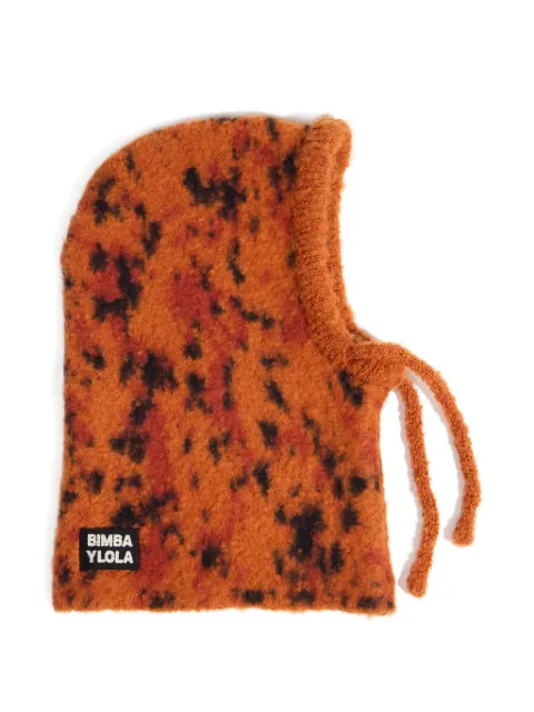 Bimba y Lola Carmine lynx knit balaclava