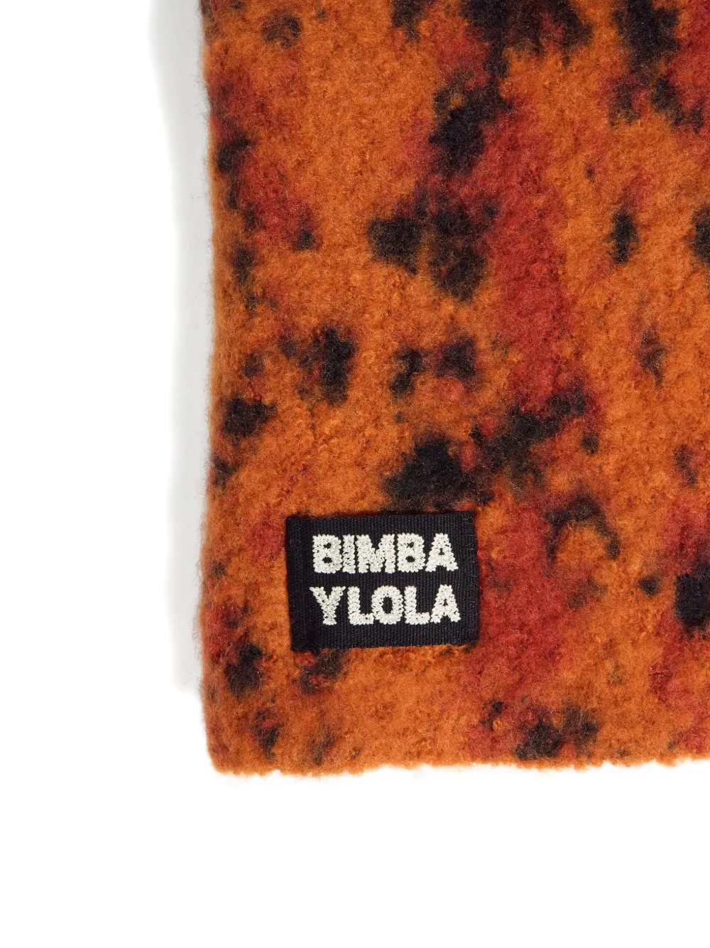 Bimba y Lola Carmine lynx knit balaclava - Oranje