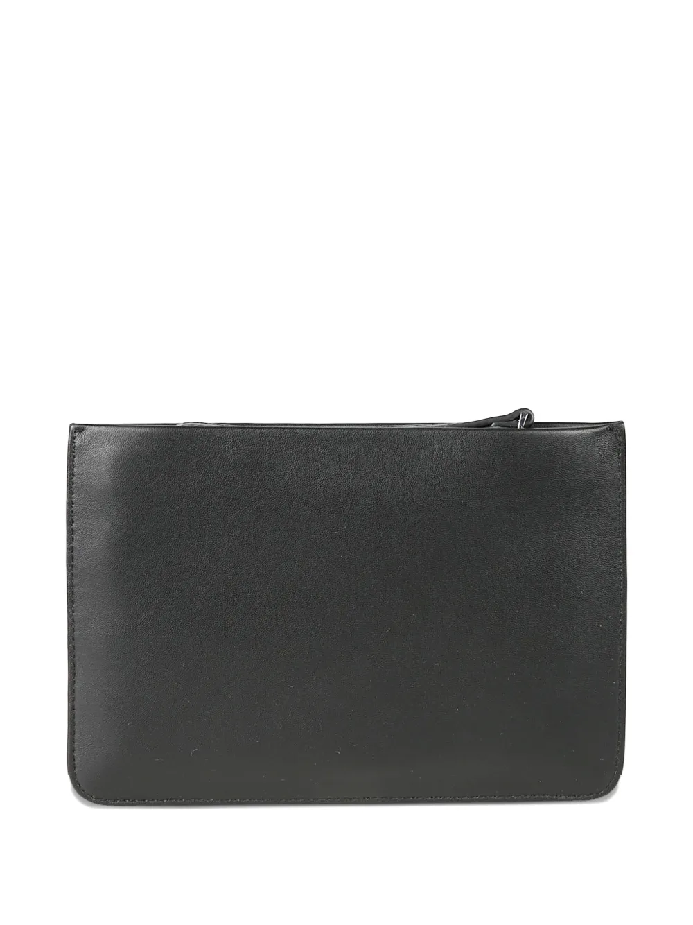 Patrizia Pepe Clutch met logo-reliëf - Zwart