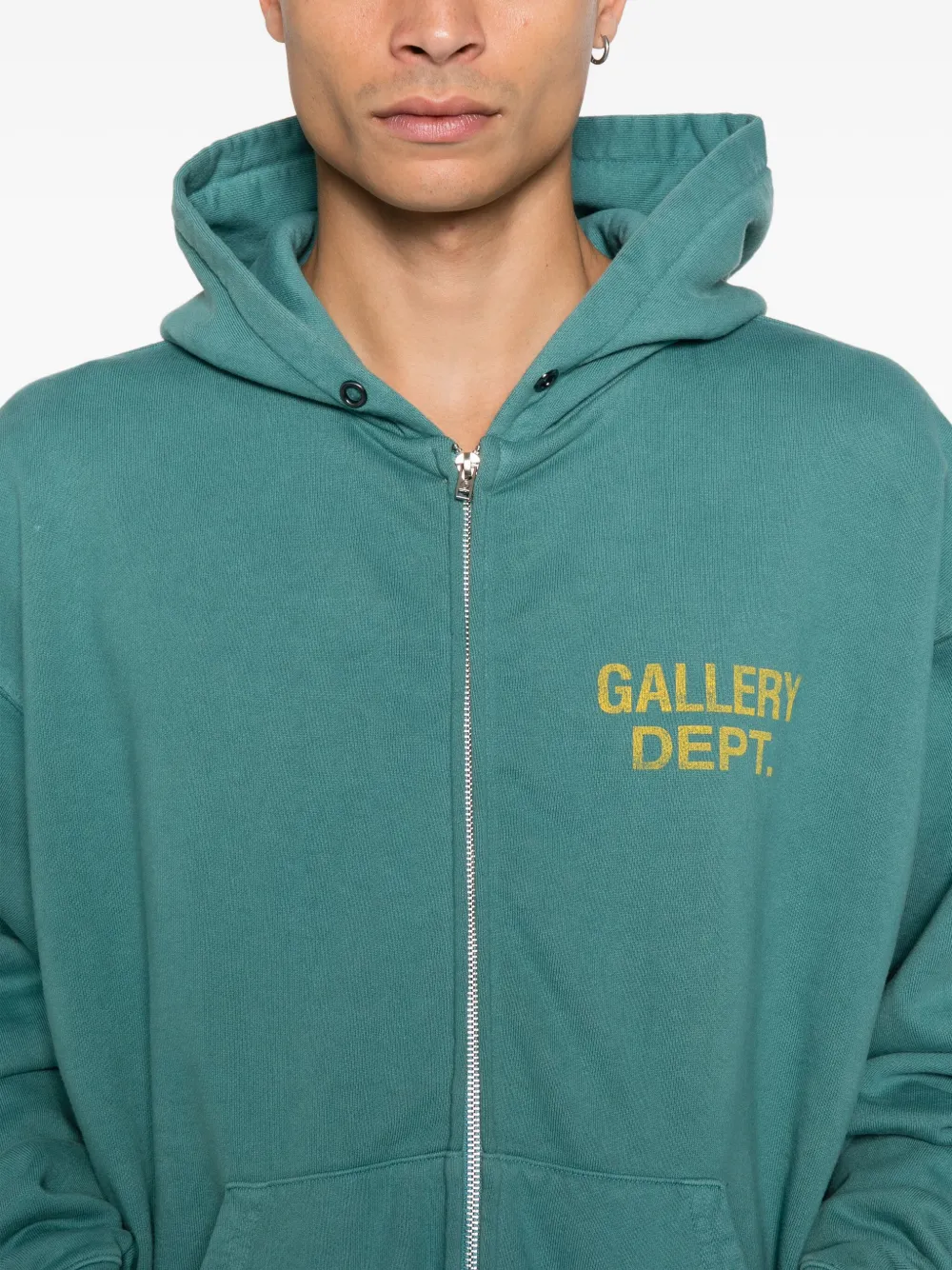GALLERY DEPT. Hoodie met ritssluiting Groen