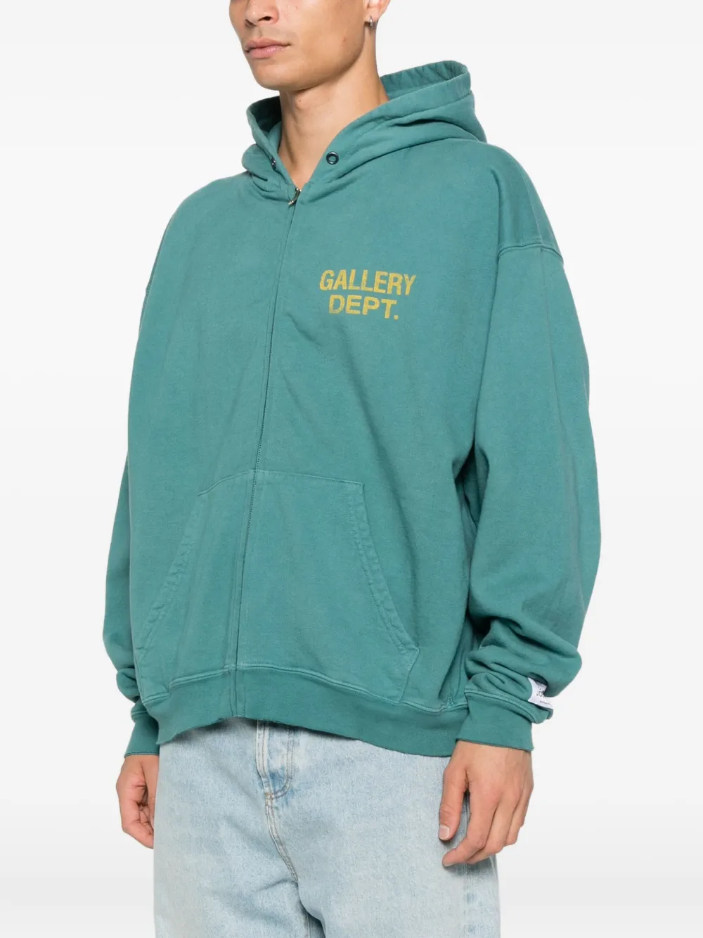 GALLERY DEPT. Hoodie met ritssluiting Groen