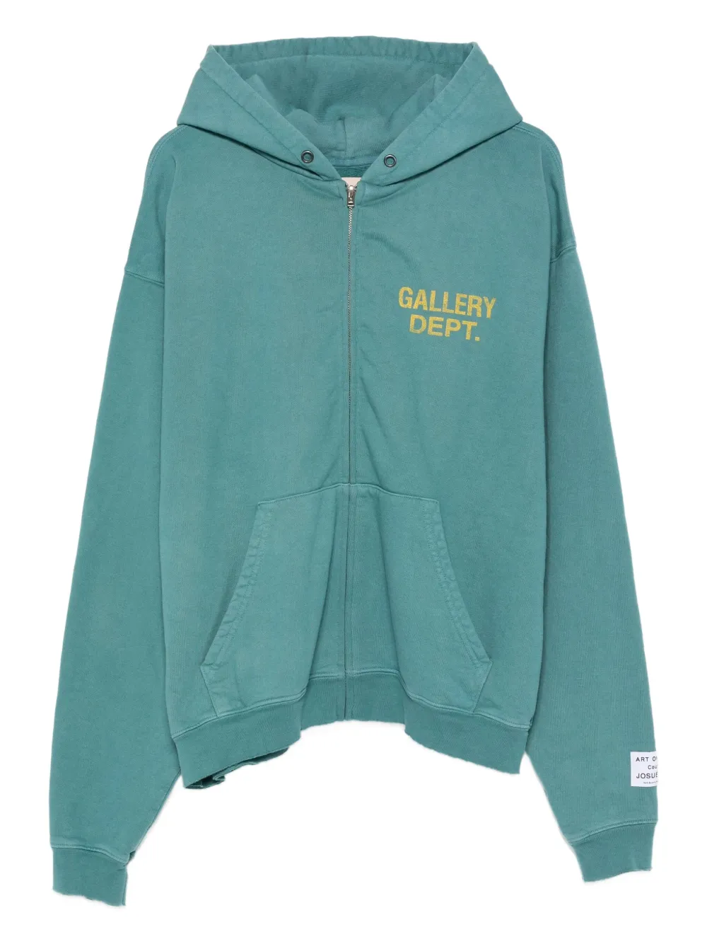 GALLERY DEPT. zip-fastening hoodie | Green | Image 1