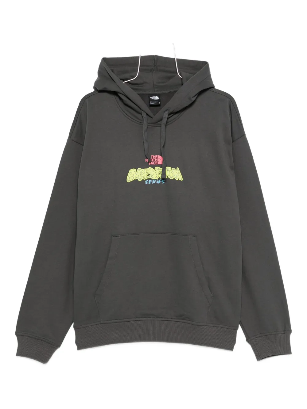 The North Face graphic-print hoodie - Grigio